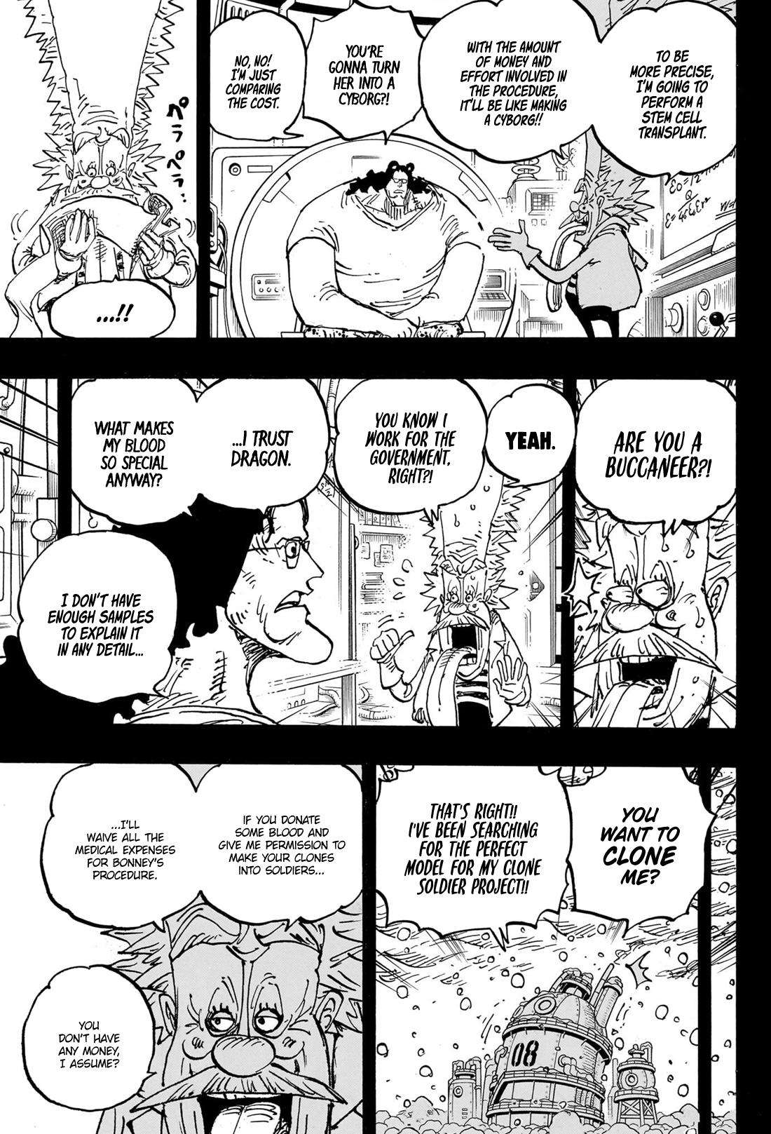 One Piece Chapter 1070 initial spoilers: Vegapunk explains how to replicate  Devil Fruits